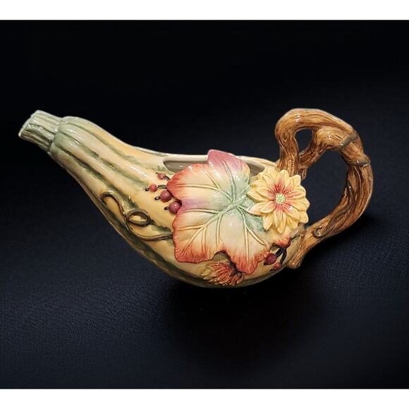 Fitz and Floyd Classics Harvest Heritage Collection Gravy Boat Discontinued EUC - Picture 7 of 10